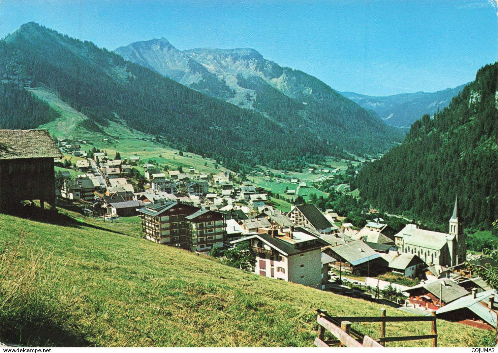 74 - CHATEL _S27972_ Vue Générale - Le Massif Du Linga Et La Vallée De L'Essert - CHALOYARD - 15x10 Cm - Châtel