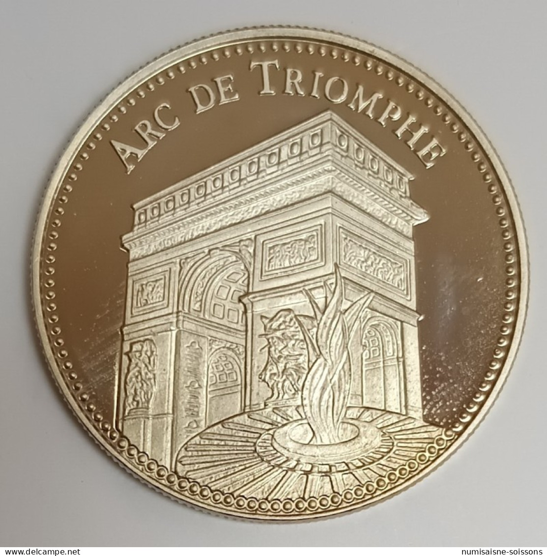 MEDAILLE - ARC DE TRIOMPHE - LES PLUS BEAUX TRESORS DU PATRIMOINE DE FRANCE - BE - Altri & Non Classificati