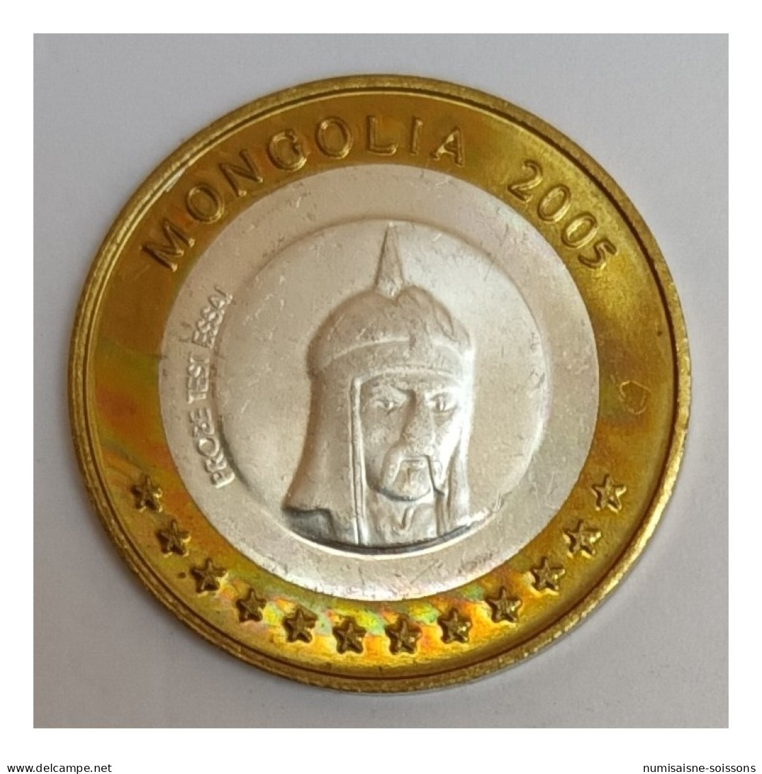 MONGOLIE - 2 EURO 2005 - PROTOTYPE - FDC - Autres & Non Classés