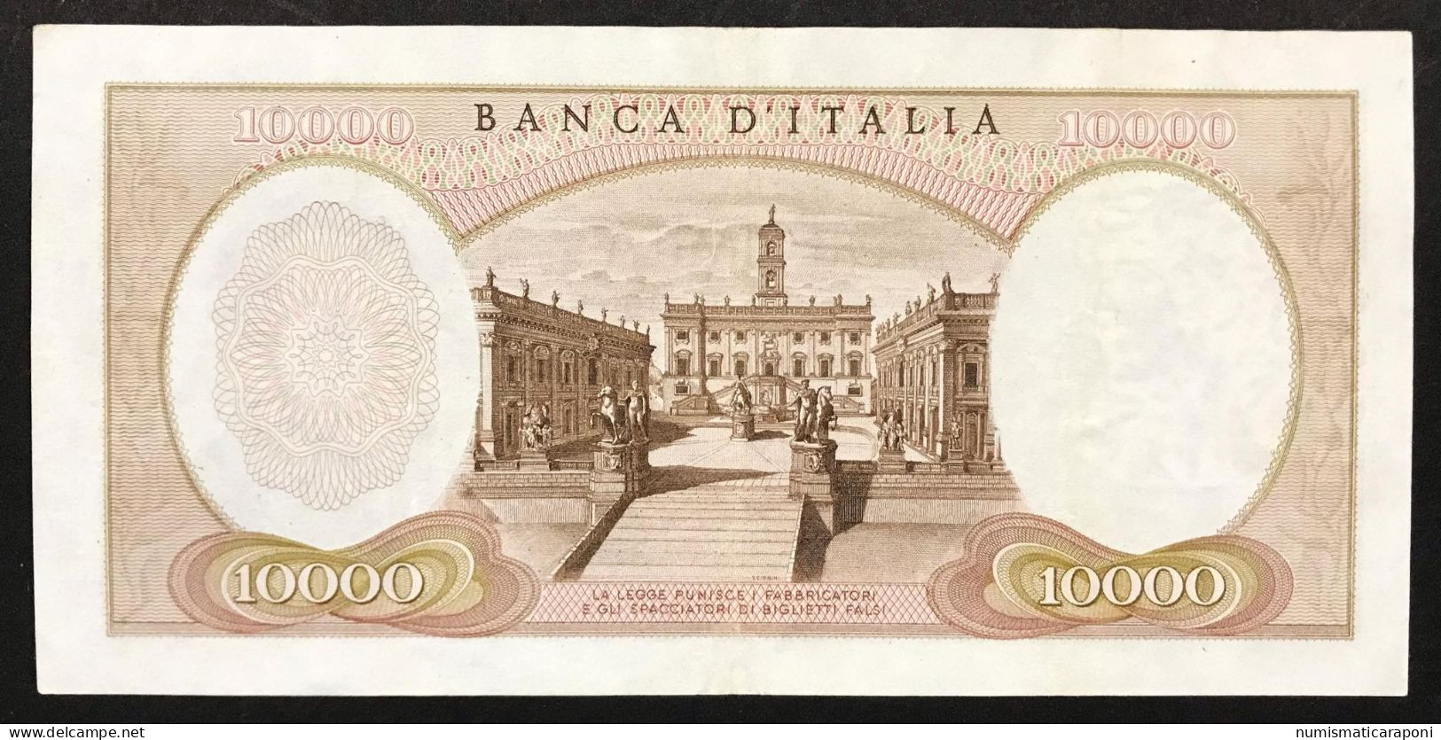 10000 LIRE MICHELANGELO 03 07 1962 Bb+ Pressata LOTTO 378 - 10.000 Lire