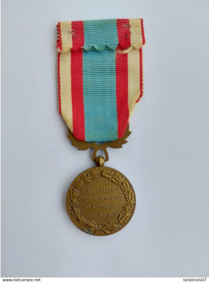 Médaille Commémorative D'AFN Premier Type 1954 1962 - France