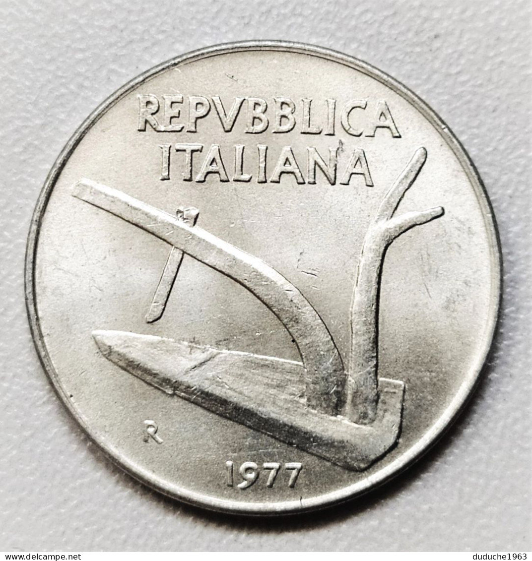 Italie - 10 Lire 1977 - 10 Lire