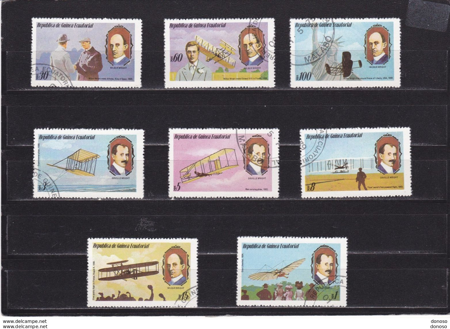 GUINEE EQUATORIALE 1979 AVIONS Michel 1460-1467,  Yvert 156 Oblitéré - Equatorial Guinea