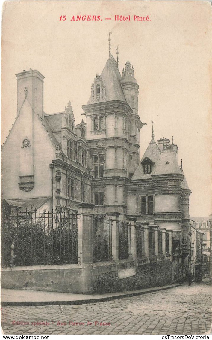 FRANCE - Angers - Hôtel Pïncé - Carte Postale Ancienne - Angers