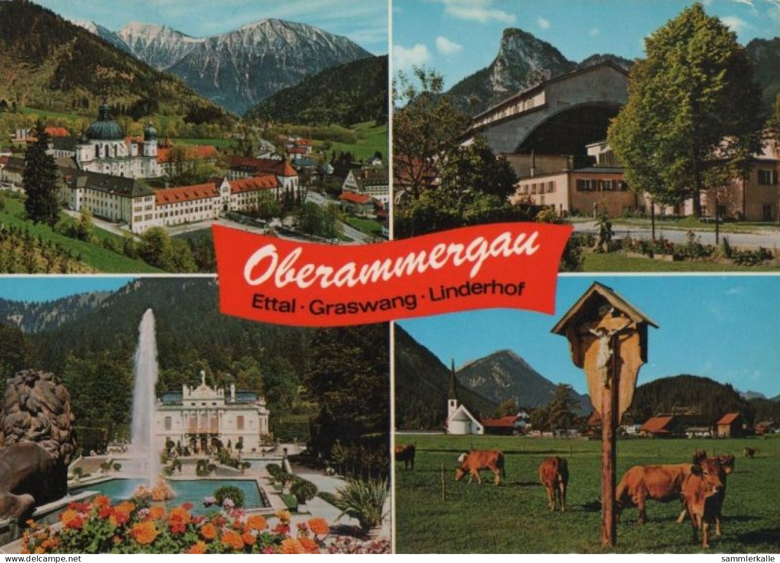 42741 - Oberammergau - Mit 4 Bildern - 1975 - Oberammergau