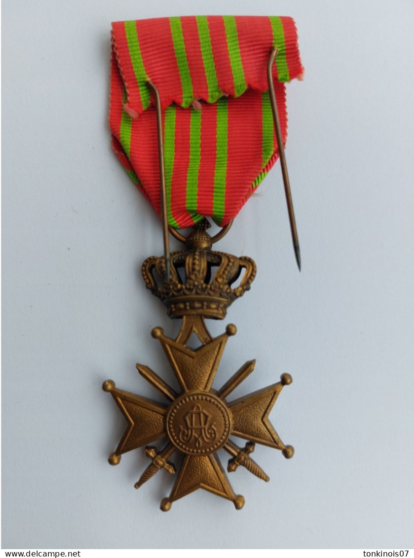 Croix De Guerre Belge 1914-1918 - Frankreich