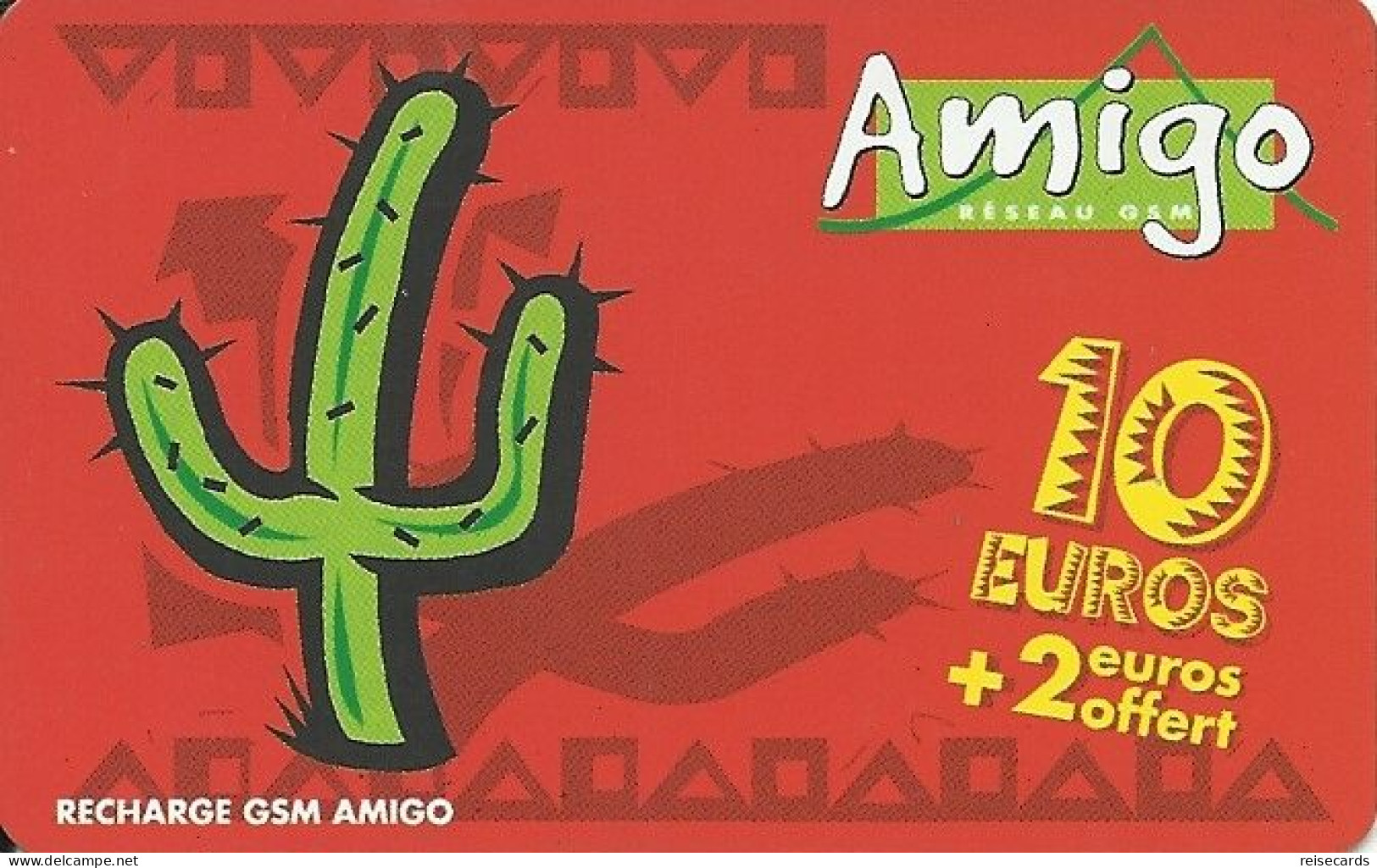 France: Prepaid Amigo Réseau GSM - Cellphone Cards (refills)