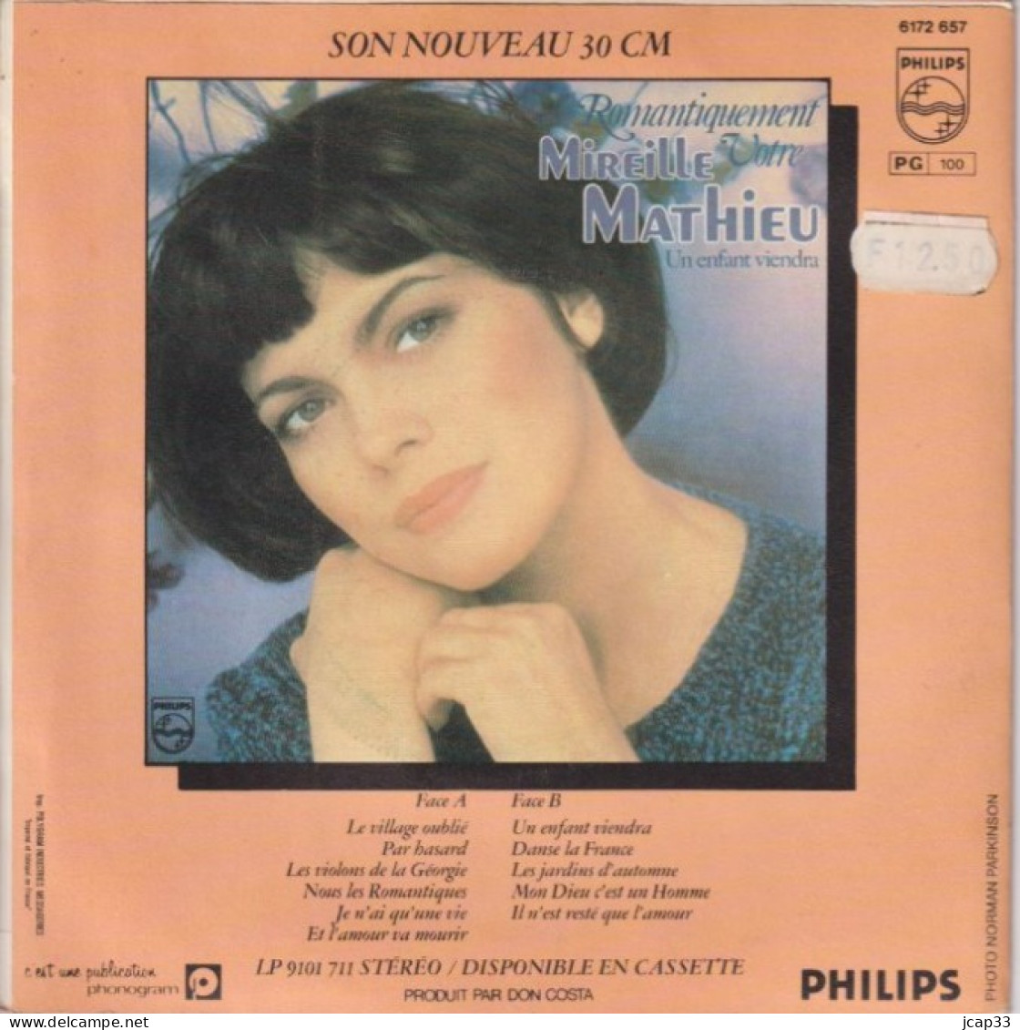 MIREILLE MATHIEU  -  LOT DE 3 45 T  -  UN ENFANT VIENDRA  - UNE FEMME AMOUREUSE - A BLUE BAYOU  - - Other - French Music