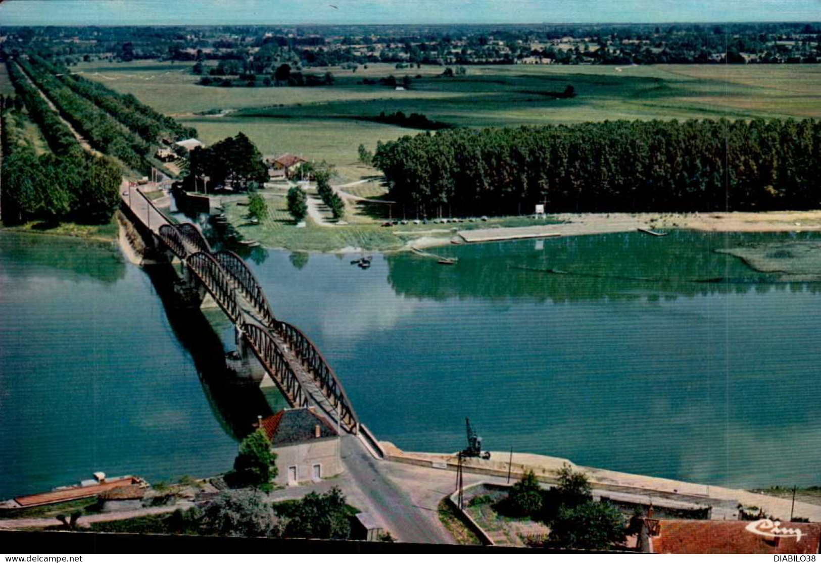 PONT-DE-VAUX   ( AIN )  LE PONT SUR LA SAONE ET LE CAMPING DES PEUPLIERS - Mens