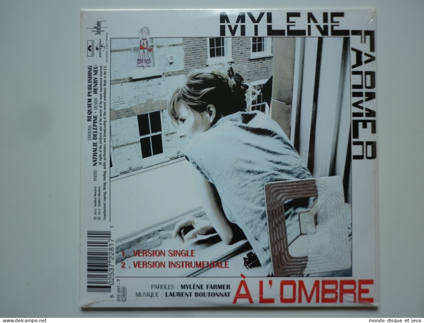 Mylene Farmer Cd Single A L'Ombre - Other - French Music