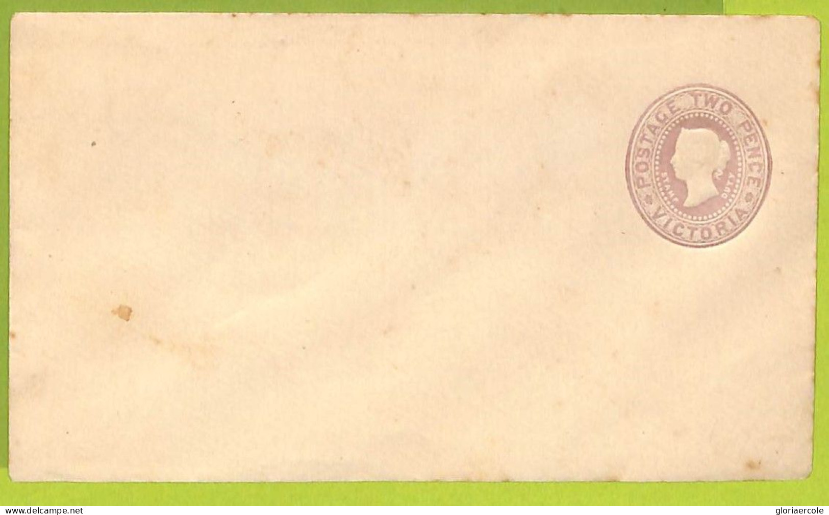 40191 - Australia VICTORIA - Postal History -  STATIONERY COVER  H & G  # 3 - Lettres & Documents