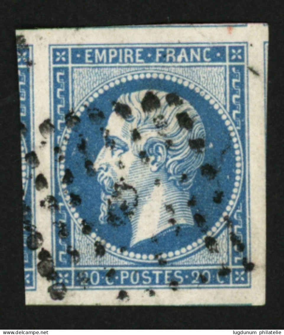 20c (n°14) Avec 4 Marges Exceptionnelles (5 Voisins). Signé SCHELLER. Superbe. - 1853-1860 Napoléon III.