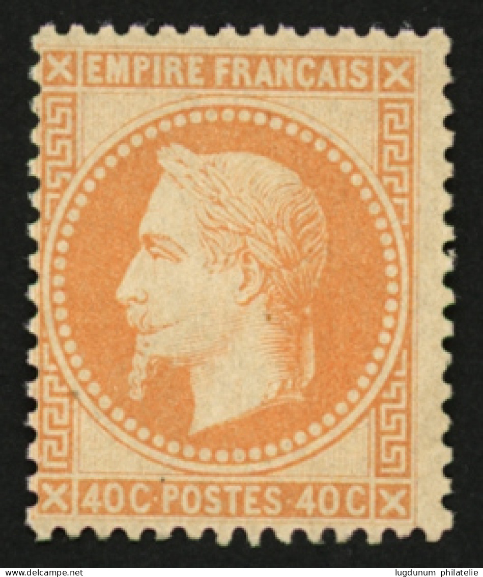 40c Orange (n°31) Neuf **. Certificat SCHELLER. TTB. - 1863-1870 Napoléon III. Laure