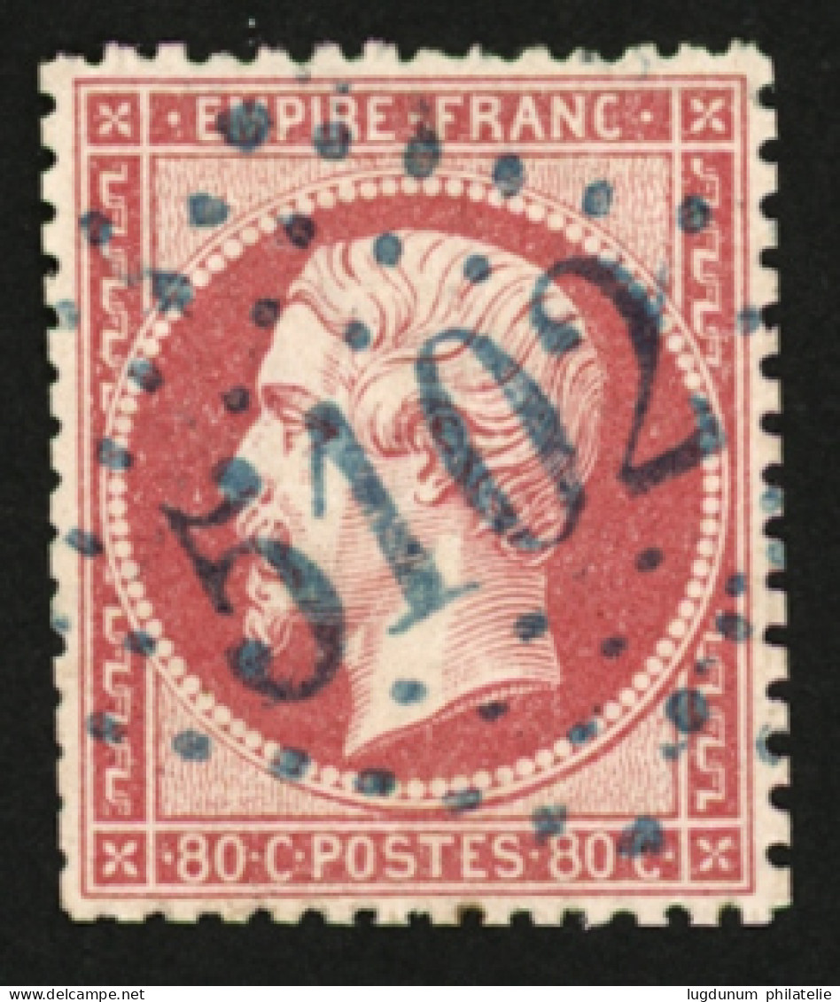 TULSCHA : 80c CERES (n°57) Obl. GC 5102 En Bleu. Superbe. - 1849-1876: Période Classique