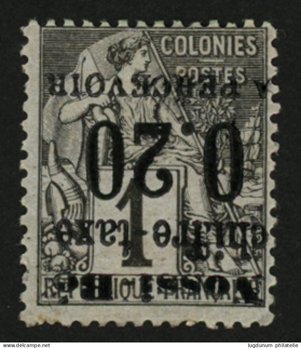 NOSSI-BE : TAXE 0.20 S/ 1c (n°1) Neuf *. Rare. Tirage 300 Ex. Cote 620€. Signé SCHELLER. TB. - Otros & Sin Clasificación