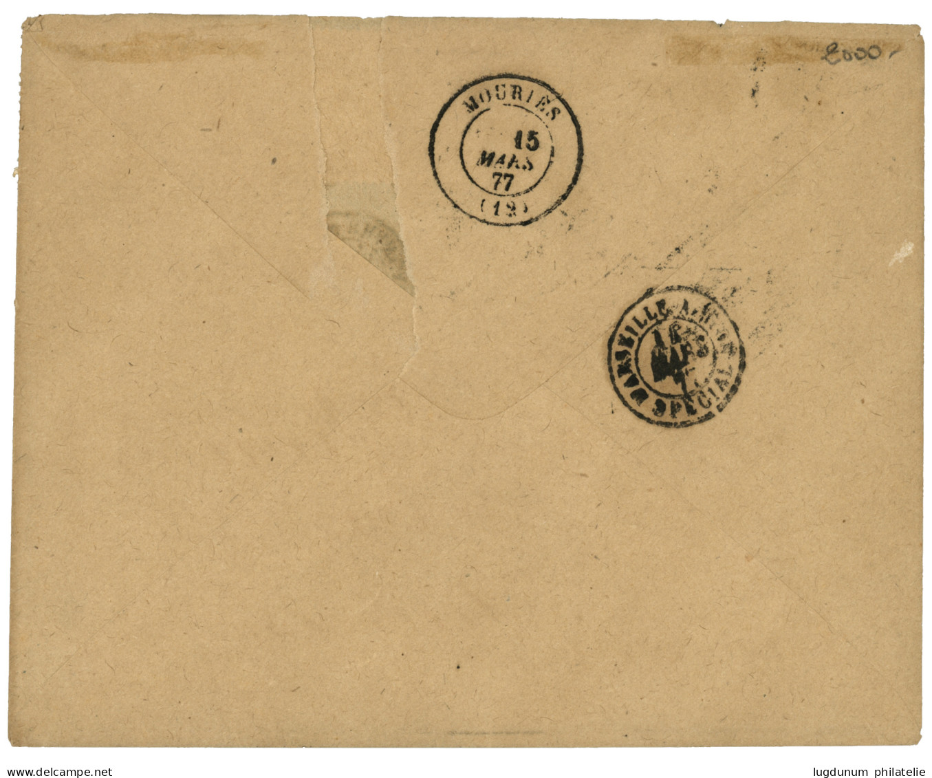 1874 25c CERES (n°60) Bande De 4 Obl. YOKOHAMA Bau FRANCAIS Sur Enveloppe Pour La FRANCE. Superbe. - 1849-1876: Klassik