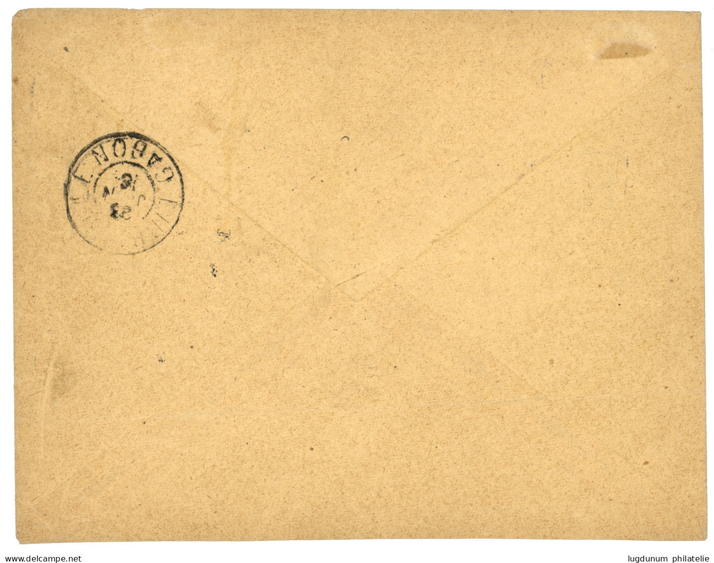 CAMEROUN : 1916 35c (n°60) Obl. DUALA CAMEROUN Sur Lettre RECOMMANDEE Pour Le GABON. Rare. TB. - Autres & Non Classés