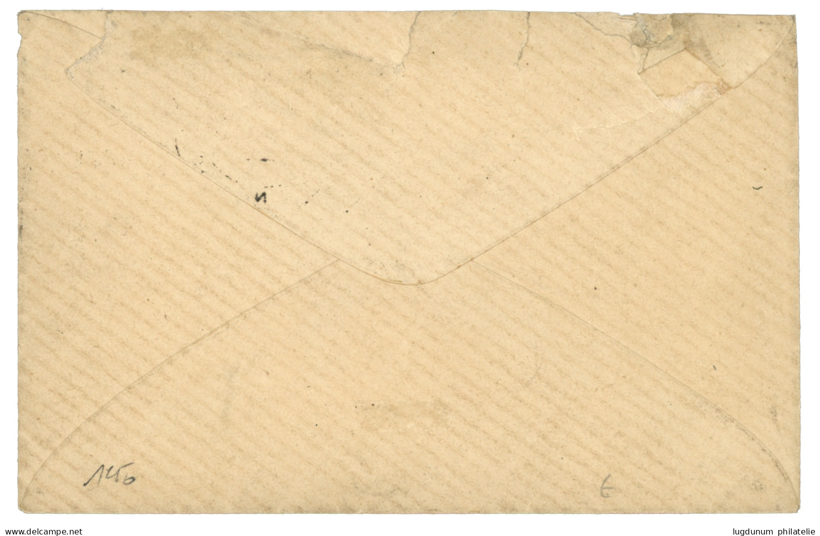 1886 CG 25c Obl. Cachet Télégraphique BINHOA COCHINCHINE Sur Enveloppe (pd) Pour PARIS. RARE. Quelques Lettres Connues.  - Andere & Zonder Classificatie