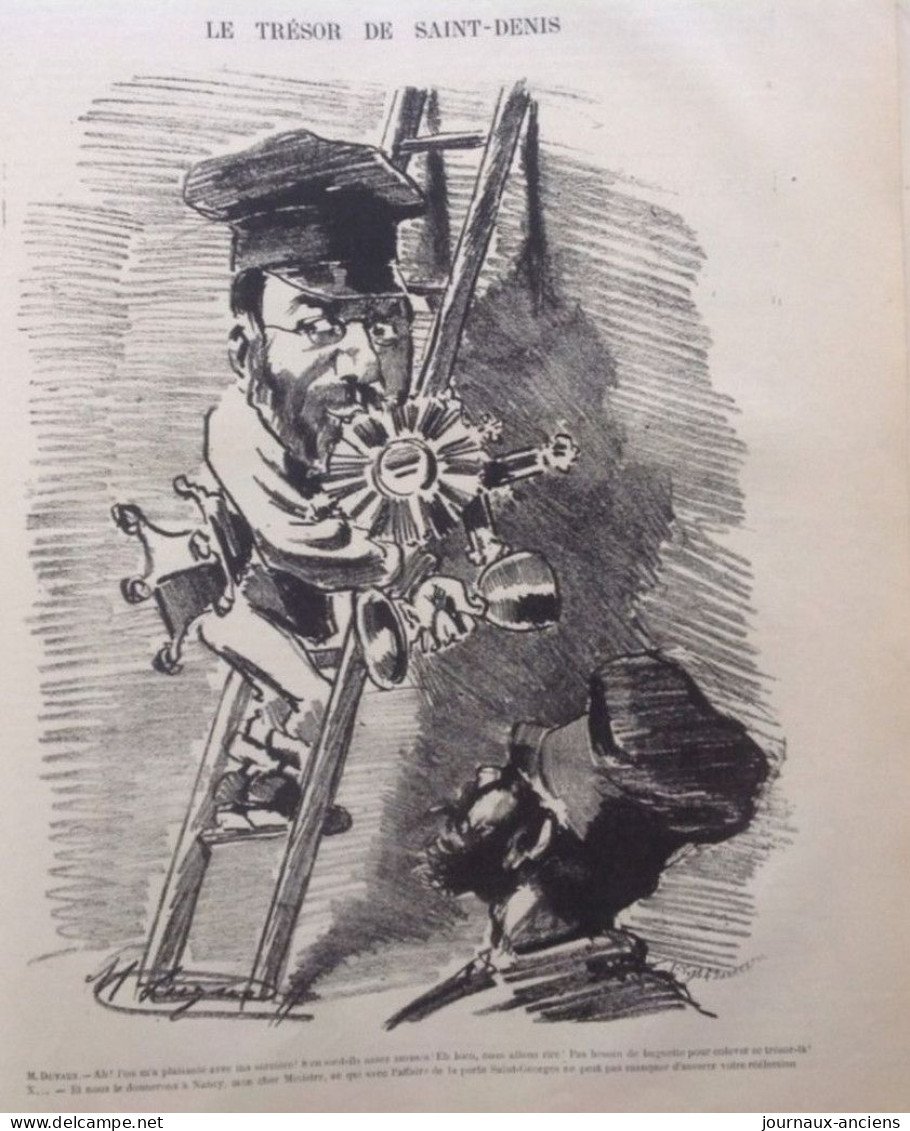 1882 LE MONDE PARISIEN - TRÉSOR DE SAINT DENIS - MUSÉ RÉPUBLICAINE - DÉMOLITION DES FORTIFICATIONS DE PARIS - Mr OUSTRY - Zeitschriften - Vor 1900