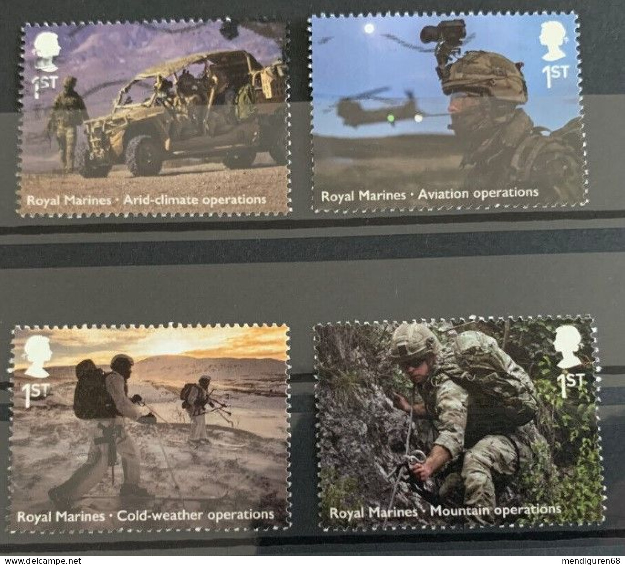 GROSSBRITANNIEN GRANDE BRETAGNE GB 2022 ROYAL MARINES SET2 4V USED SG 4714-7 MI 5044-7 YT 5435-8 SN 4275-8 - Usati