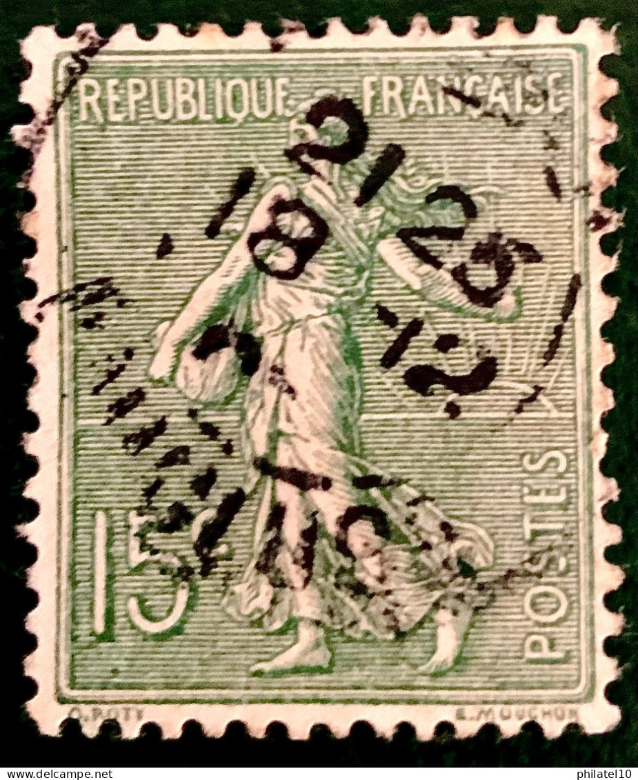 1903 FRANCE N 130 TYPE SEMEUSE LIGNEE - OBLITERE - 1903-60 Sower - Ligned