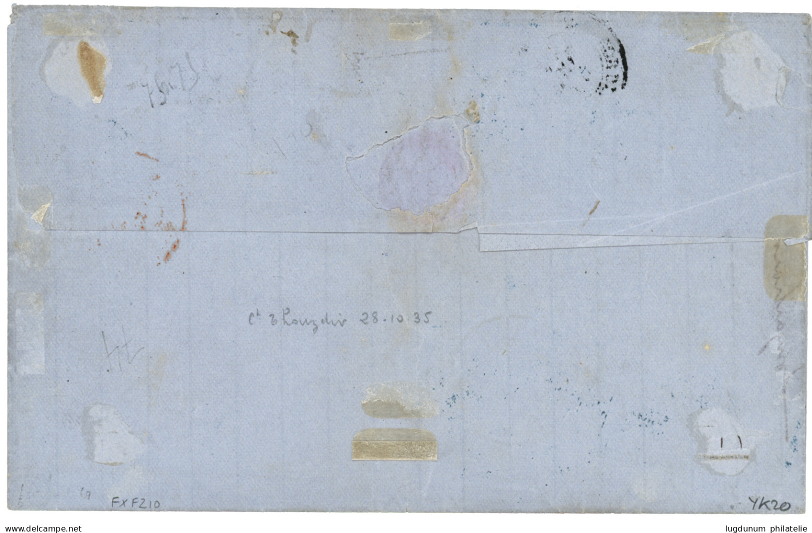 CHANDERNAGOR : 1881 COLONIES GENERALES Paire 10c CERES + 5c ALPHEE DUBOIS Obl. INDE CHANDERNAGOR Sur Lettre Pour BORDEAU - Other & Unclassified