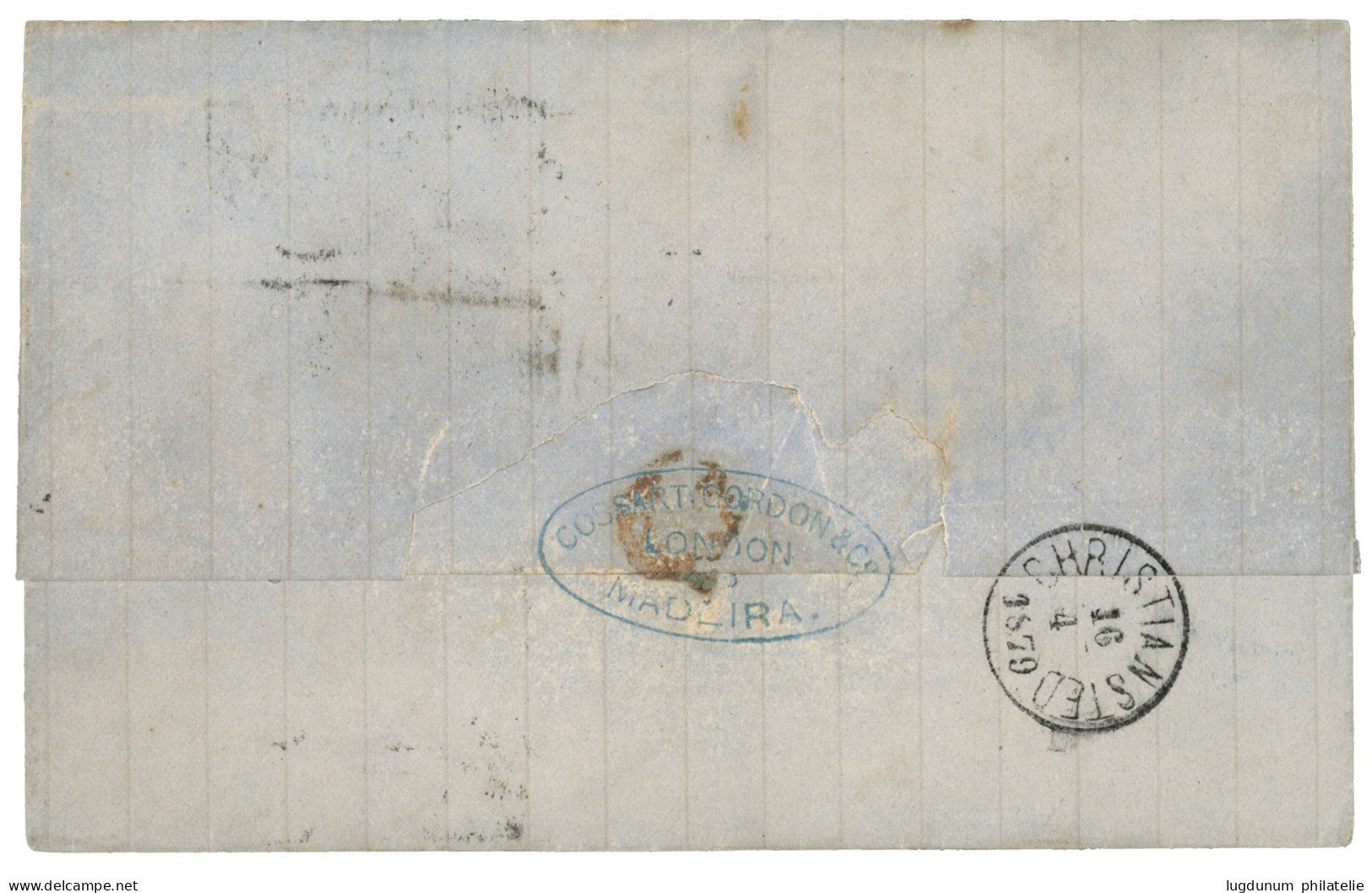 GREAT BRITAIN : 1879 1/2d + 1d + 2 1/2d On Cover From LONDON To SAINTE CROIX (DANISH  WEST INDIES). Verso, Rare Danish C - Andere & Zonder Classificatie