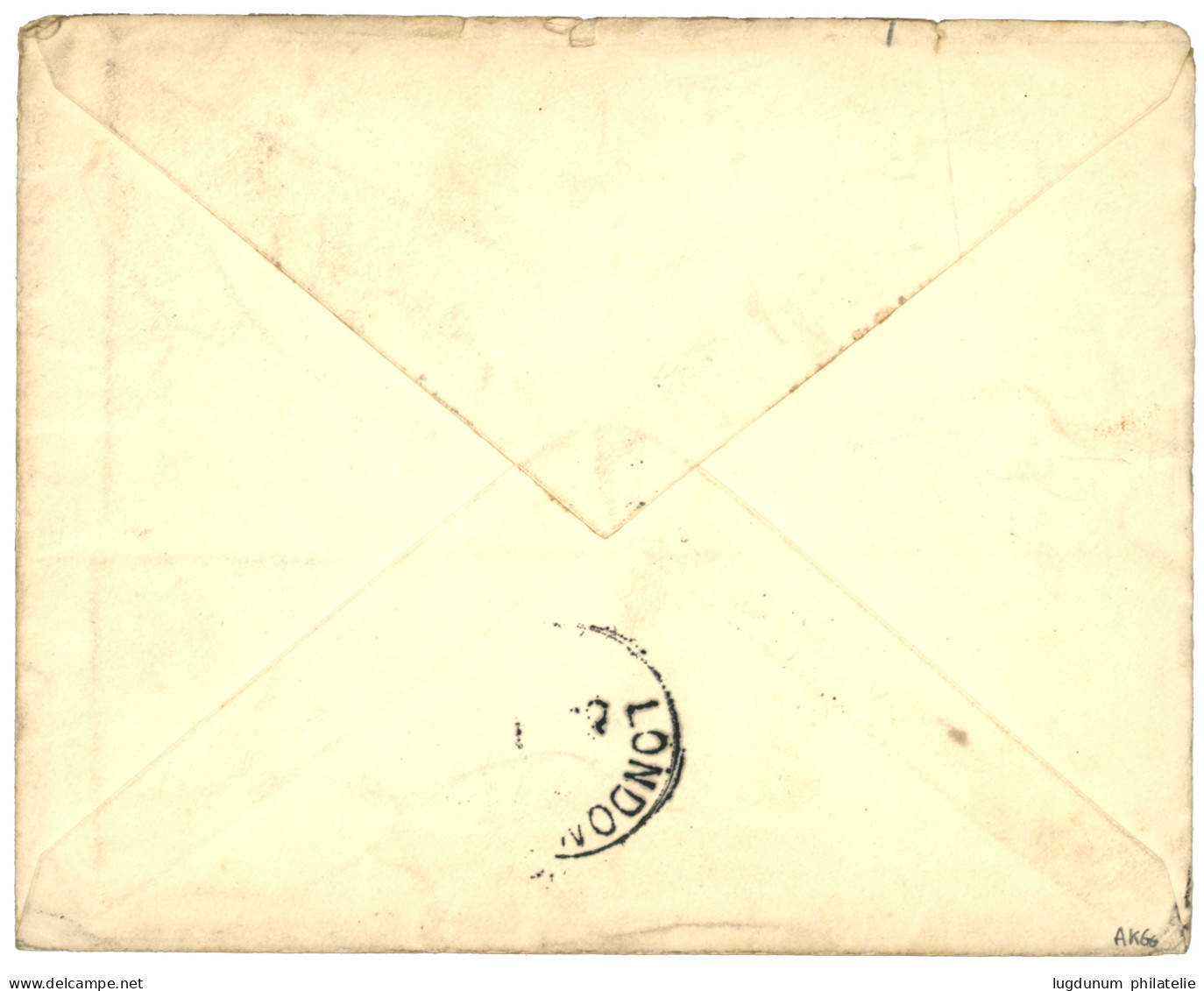 NIGER COAST : 1900 1d Canc. ASABA On Envelope To ENGLAND. Scarce. Superb. - Nigeria (...-1960)