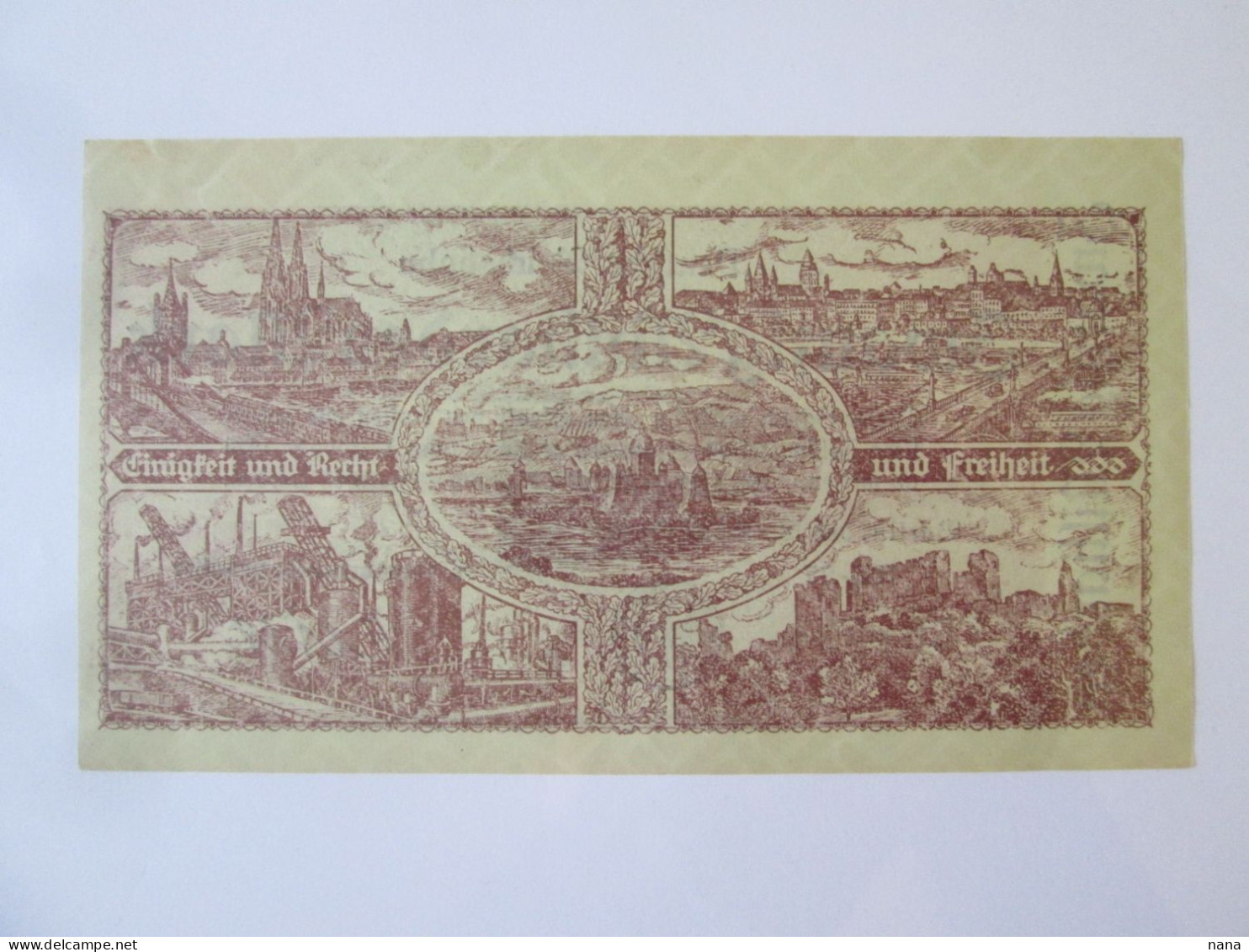 Germany 20 Milliarden/Billion/Milliards Mark 1923 AUNC German Railways Berlin/Chemin De Fer Allemand De Berlin - 20 Miljard Mark