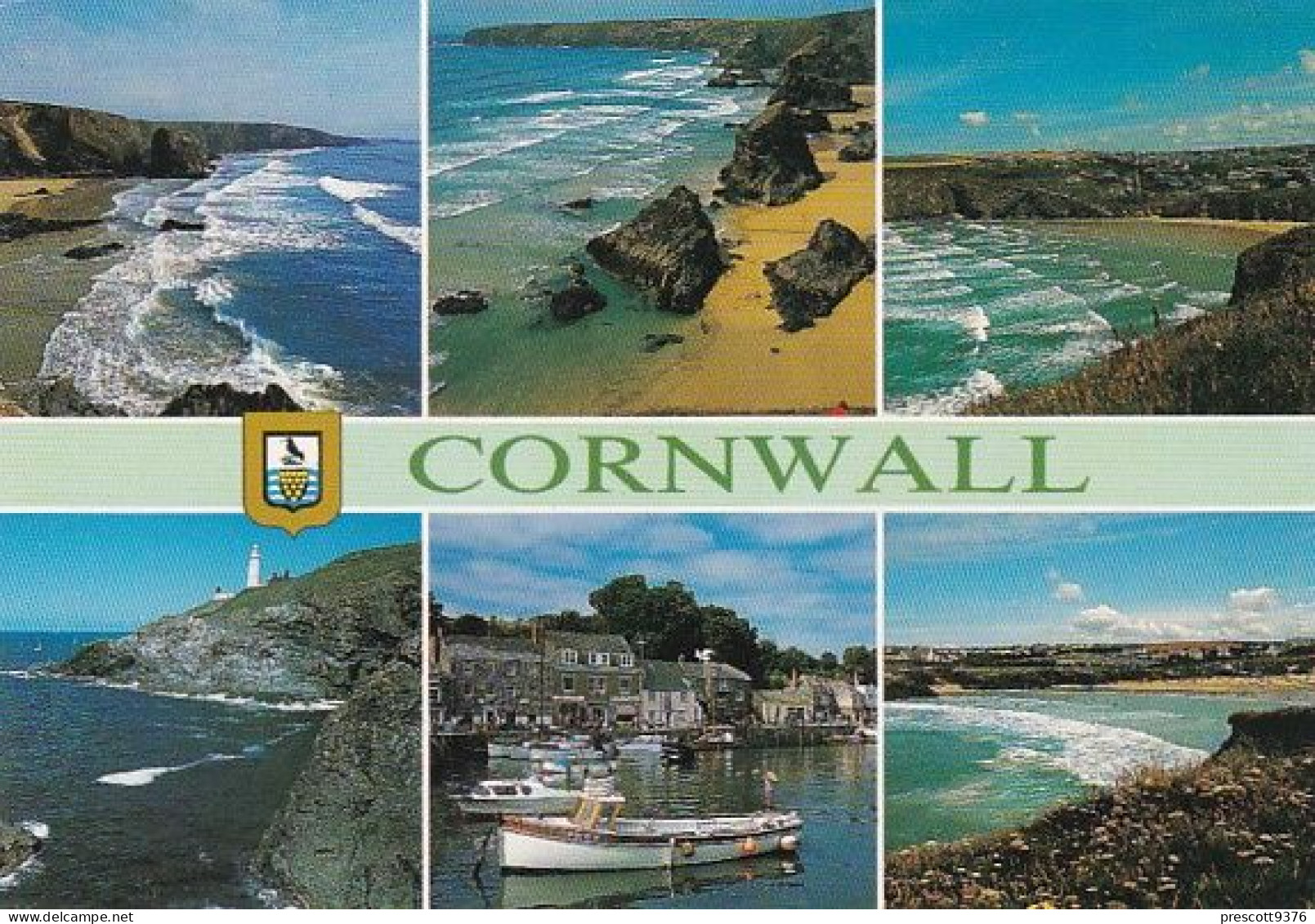 Cornwalls Coast - Multiview - Cornwall - Unused Postcard - Cor2 - Autres & Non Classés