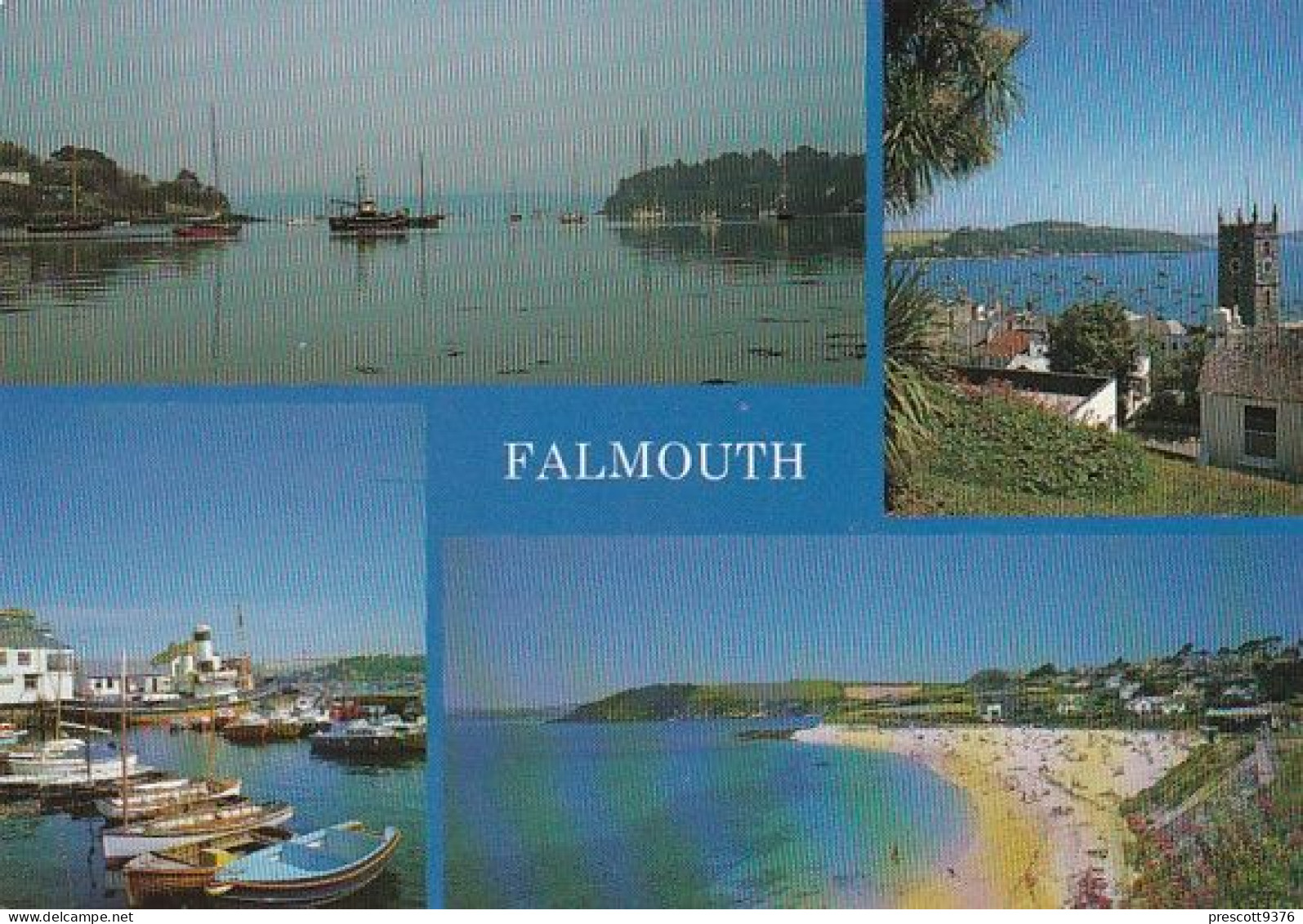 Falmouth - Multiview - Cornwall - Unused Postcard - Cor2 - Falmouth