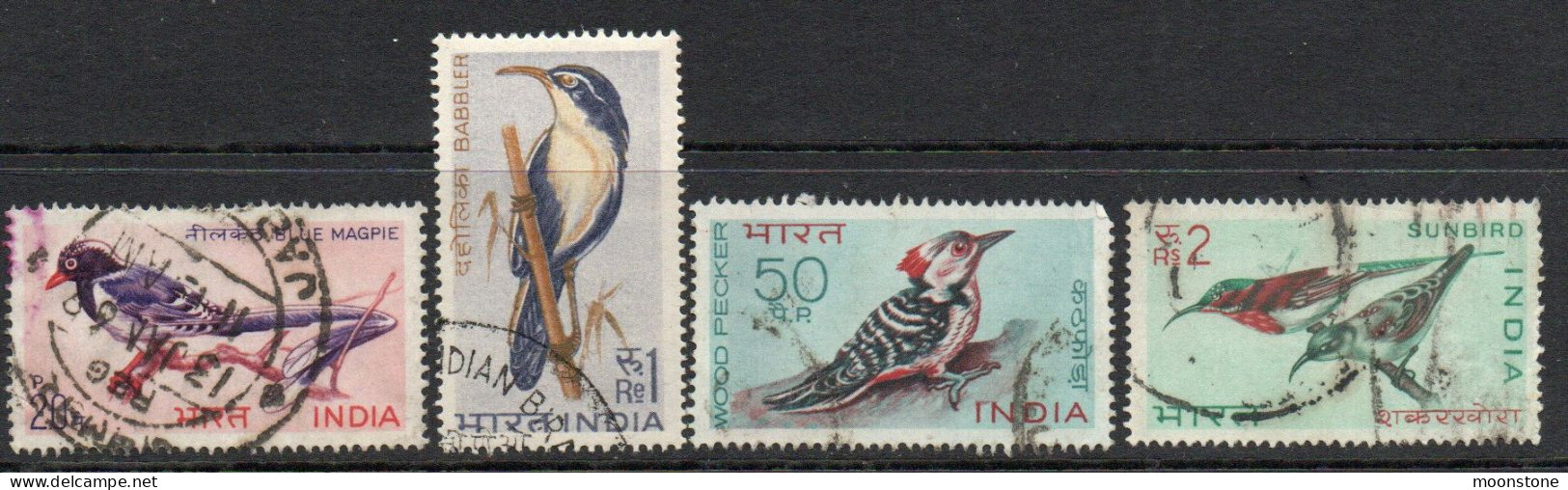 India 1968 Birds Set Of 4, Used , SG 578/81 (E) - Gebruikt