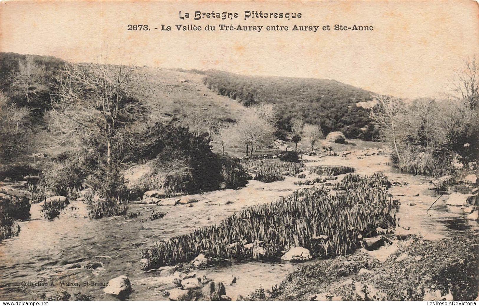 FRANCE - La Bretagne Pittoresque - Vue Sur La Vallée Du Tré Auray Entre Auray Et St Anne - Carte Postale Ancienne - Auray