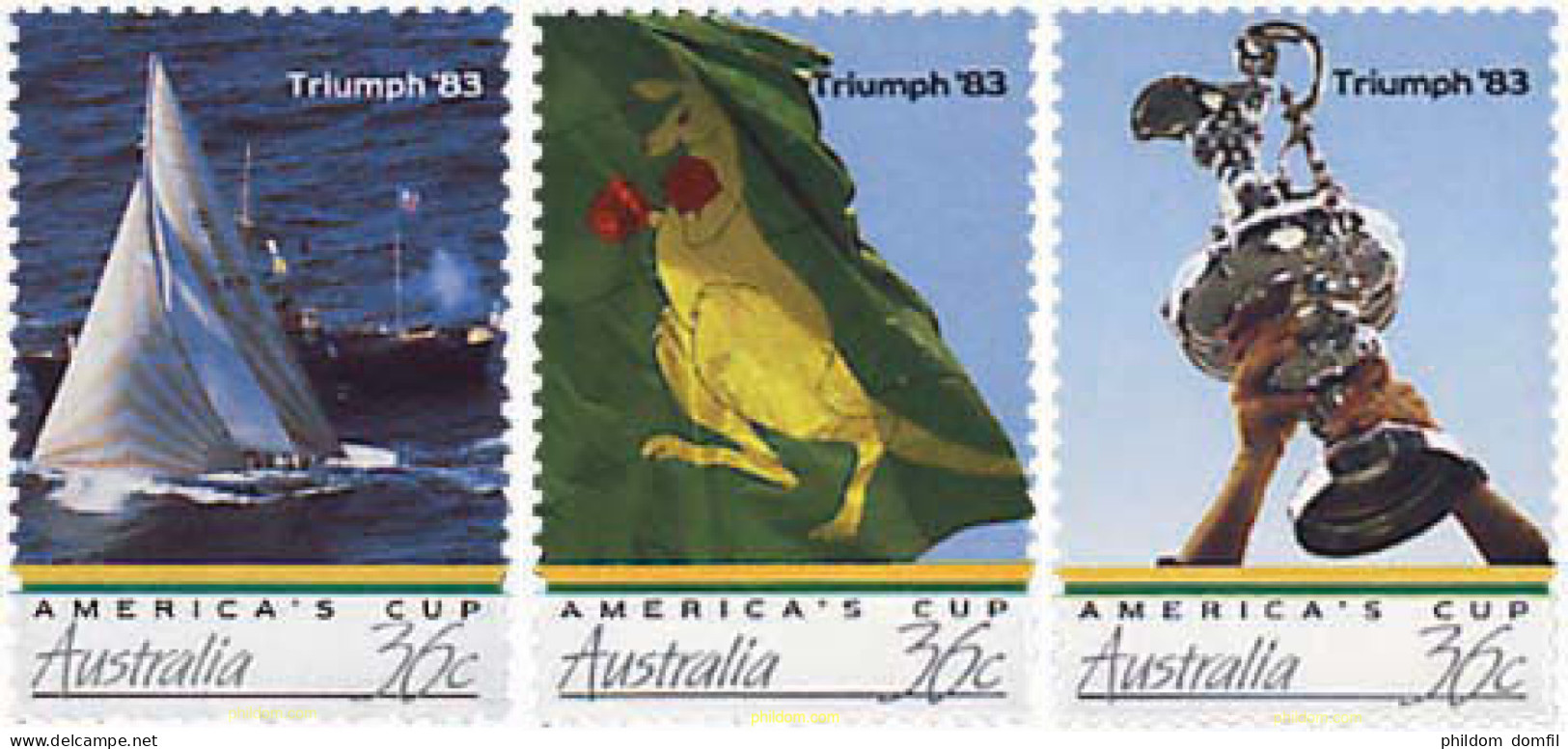 729280 HINGED AUSTRALIA 1986 COPA DEL MUNDO DE VELA. - Nuevos