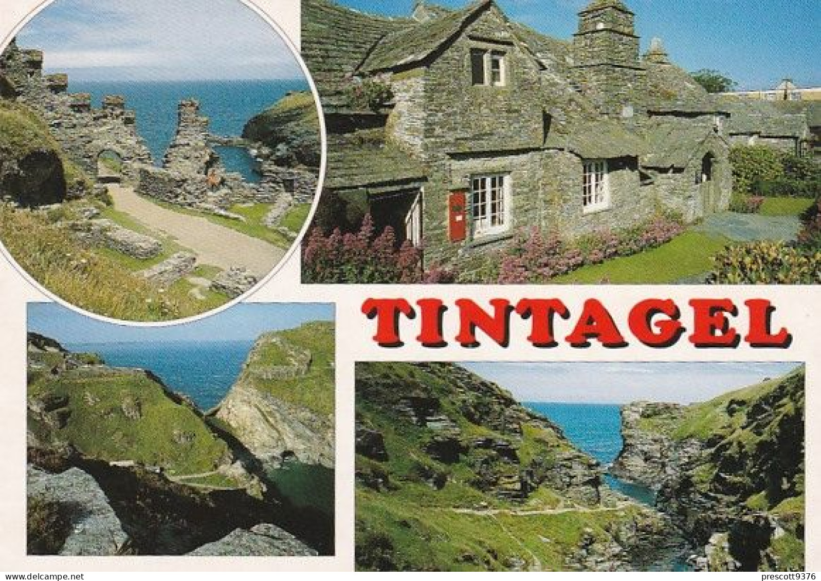 Tintagel - Multiview - Cornwall - Unused Postcard - Cor2 - Autres & Non Classés