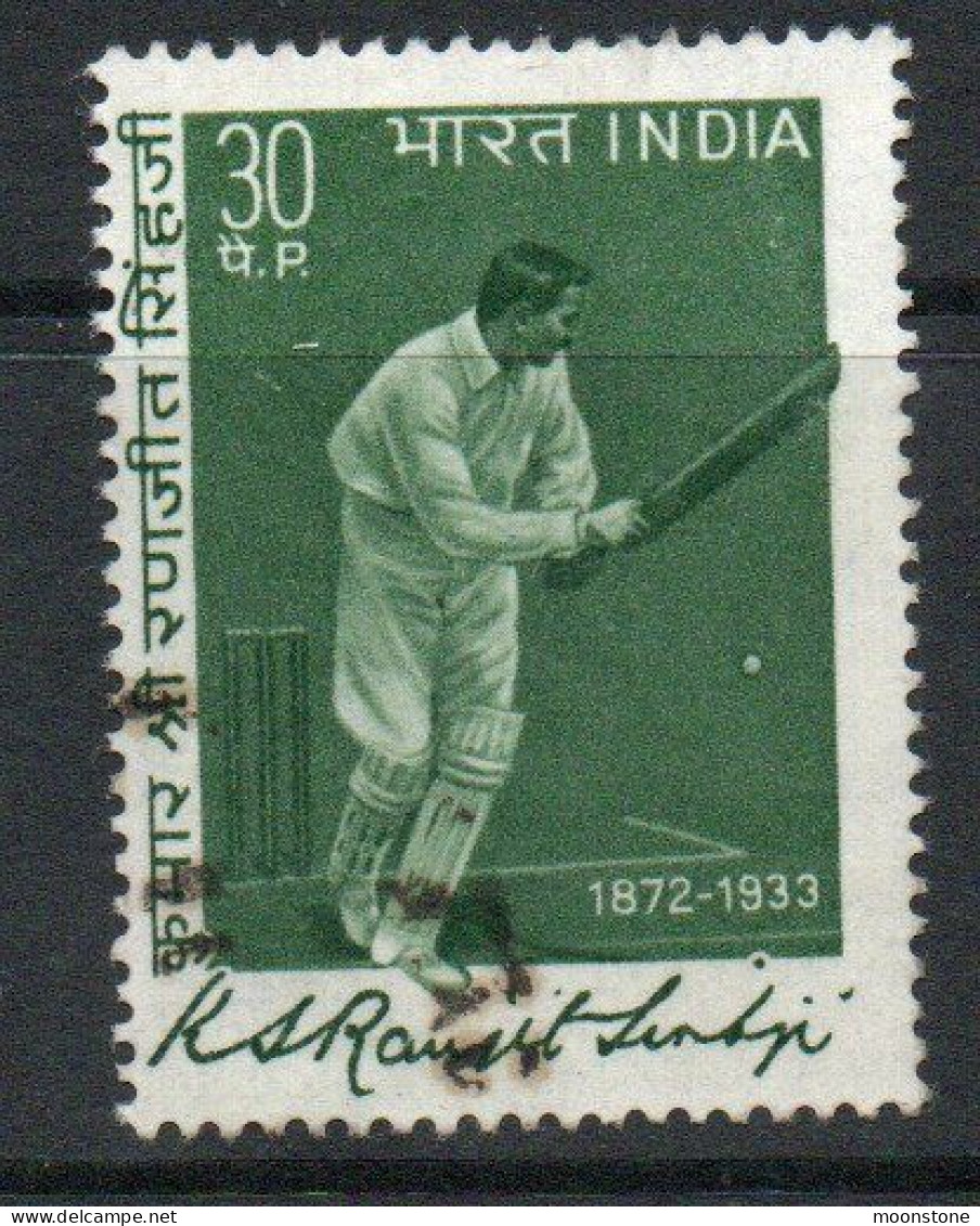 India 1973 KS Ranjitsinji, Cricketer, Commemoration, Used , SG 695 (E) - Used Stamps