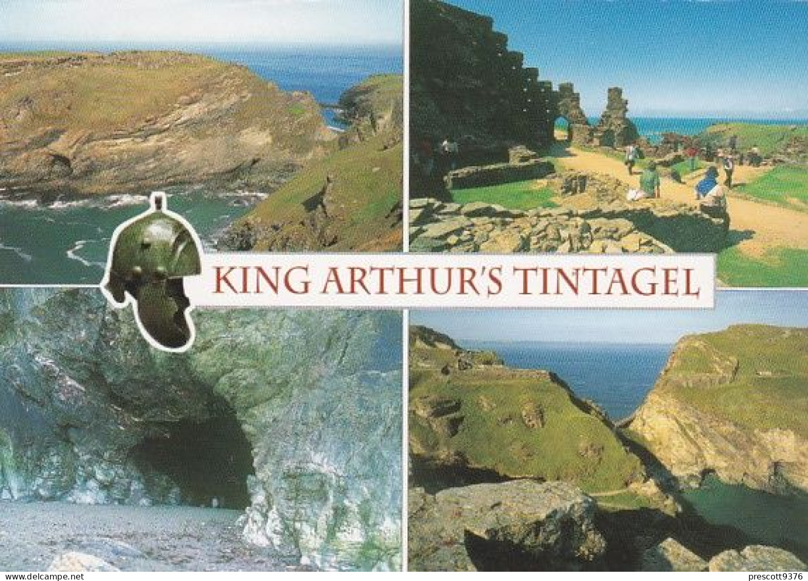 King Arthurs Tintagel - Multiview - Cornwall - Unused Postcard - Cor2 - Autres & Non Classés