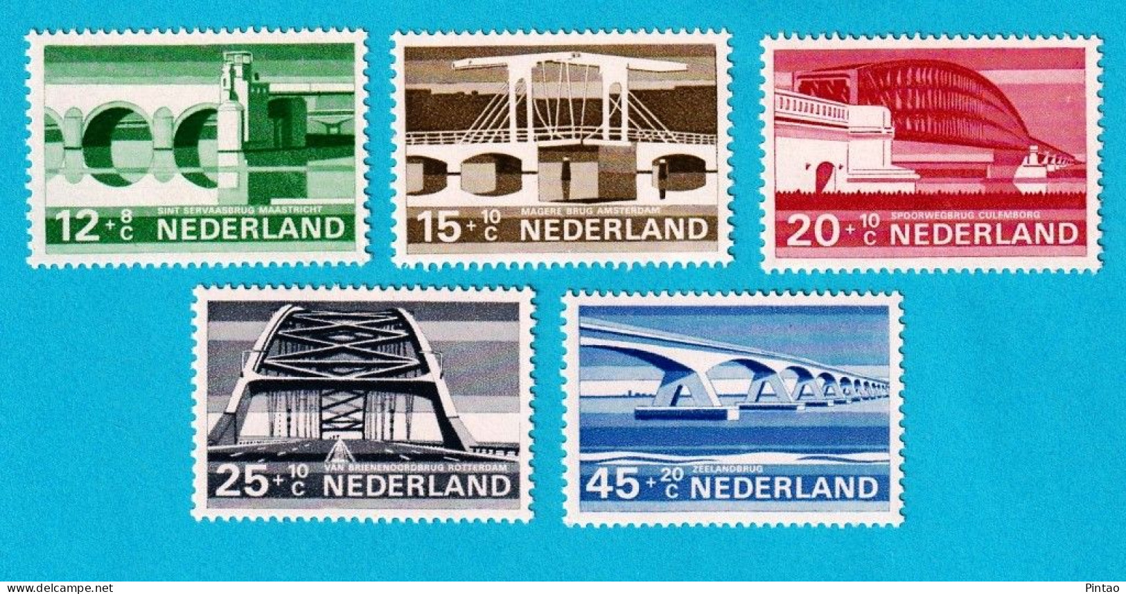 NDL0747- HOLANDA 1968 ANO COMPLETO- MNH - Unused Stamps