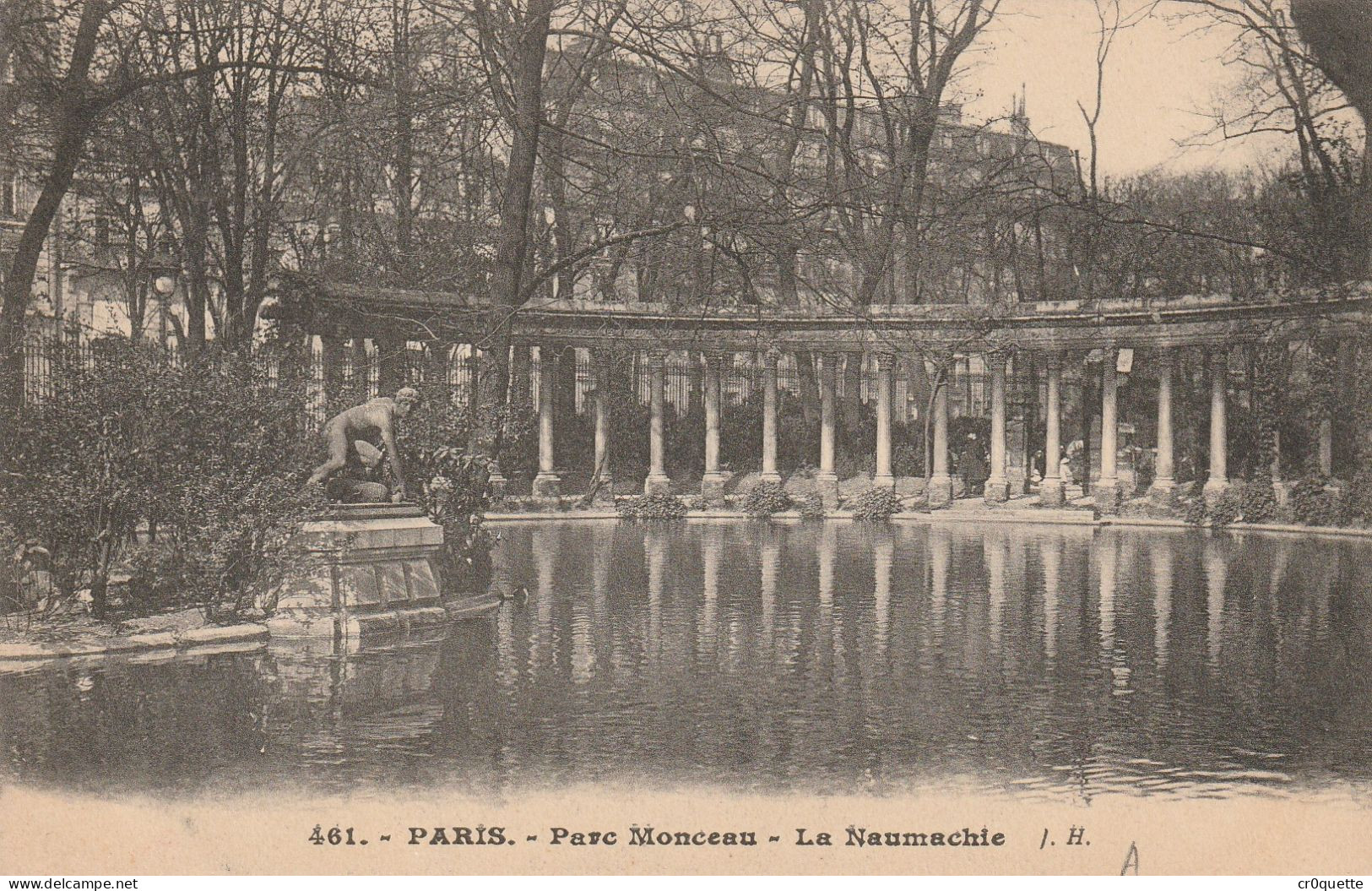 # 75000 PARIS / PARC MONCEAU En 6 CARTES POSTALES ANCIENNES - Parcs, Jardins