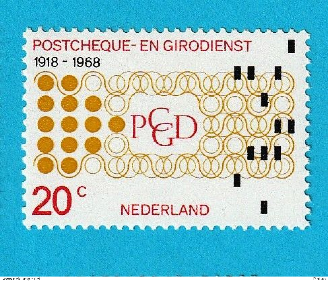 NDL0749- HOLANDA 1968 SCOTT 451- MNH - Unused Stamps