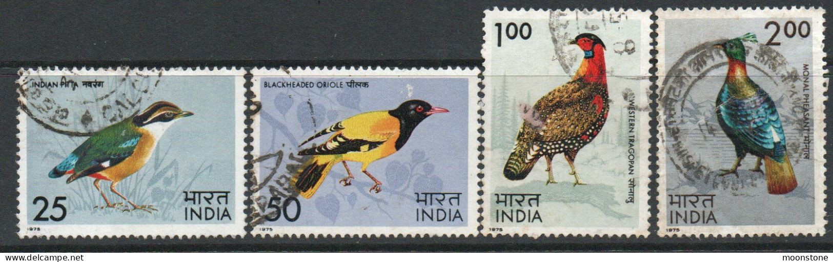 India 1975 Birds Set Of 4, Used , SG 763/6 (E) - Used Stamps