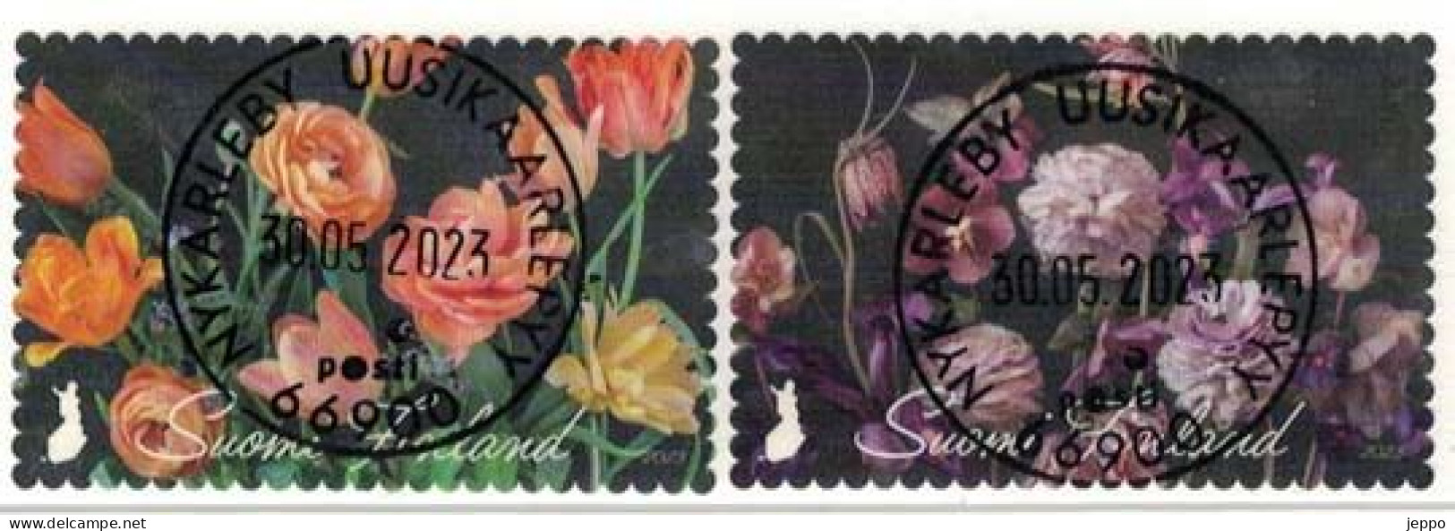 2023 Finland, Language Of Flowers, Complete Set Fine Used. - Used Stamps