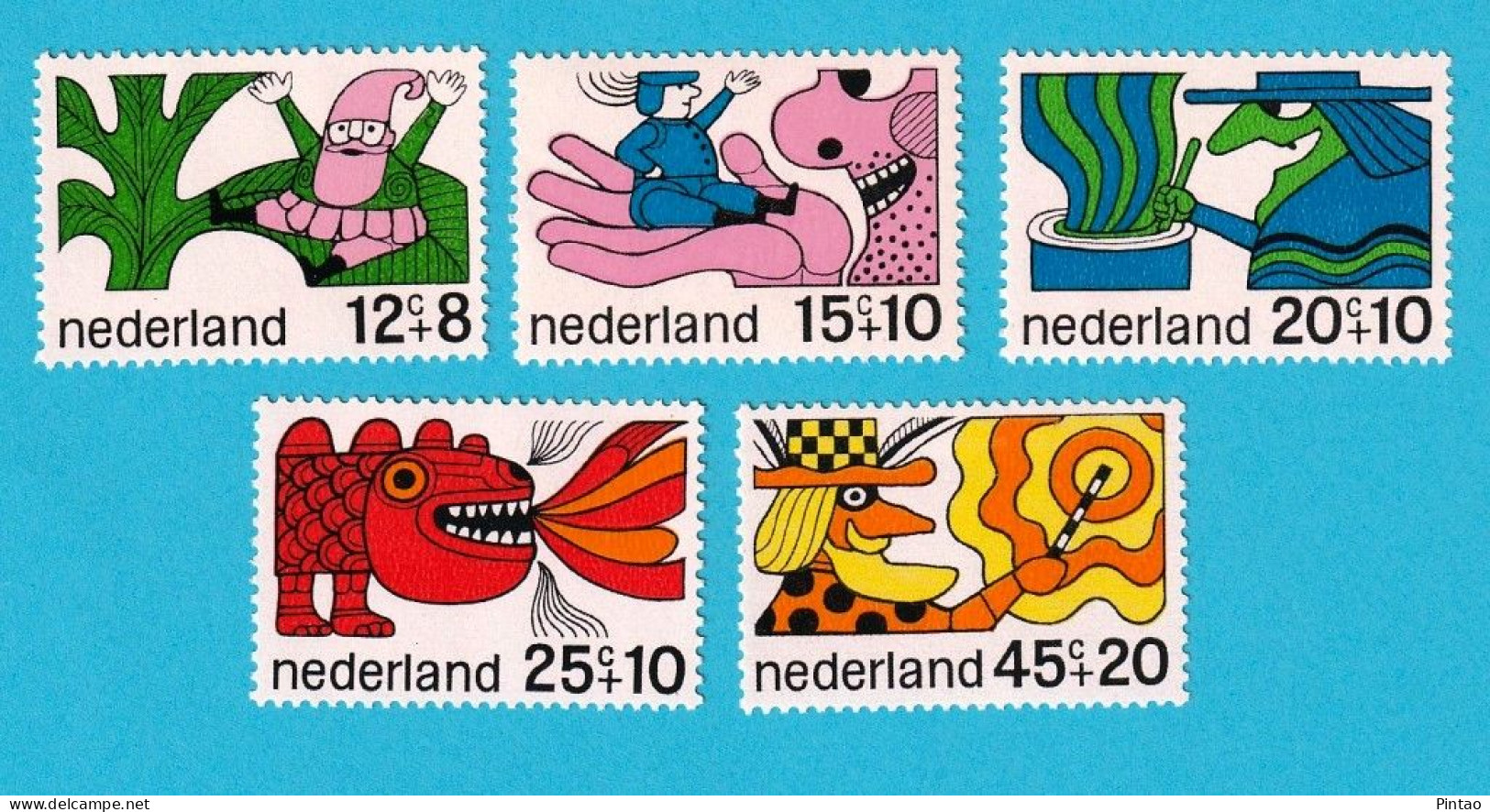 NDL0753- HOLANDA 1968 SCOTT B439_ 43- MNH - Ungebraucht