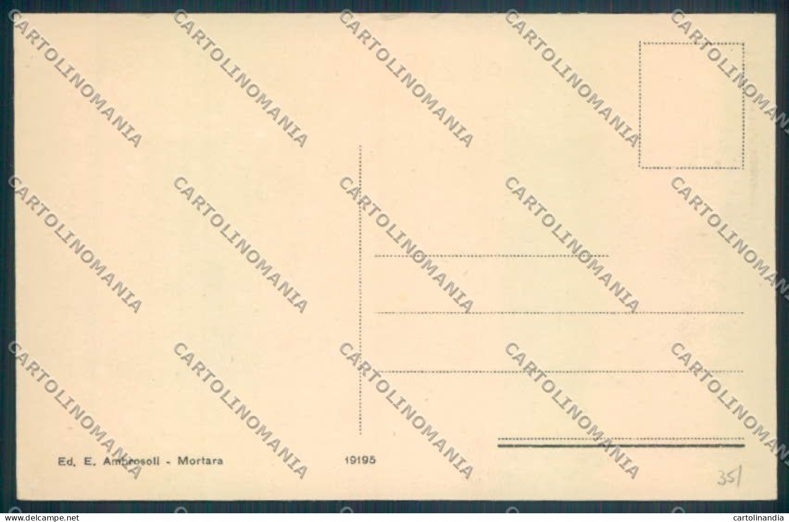 Pavia Sartirana Lomellina Cartolina EE4735 - Pavia