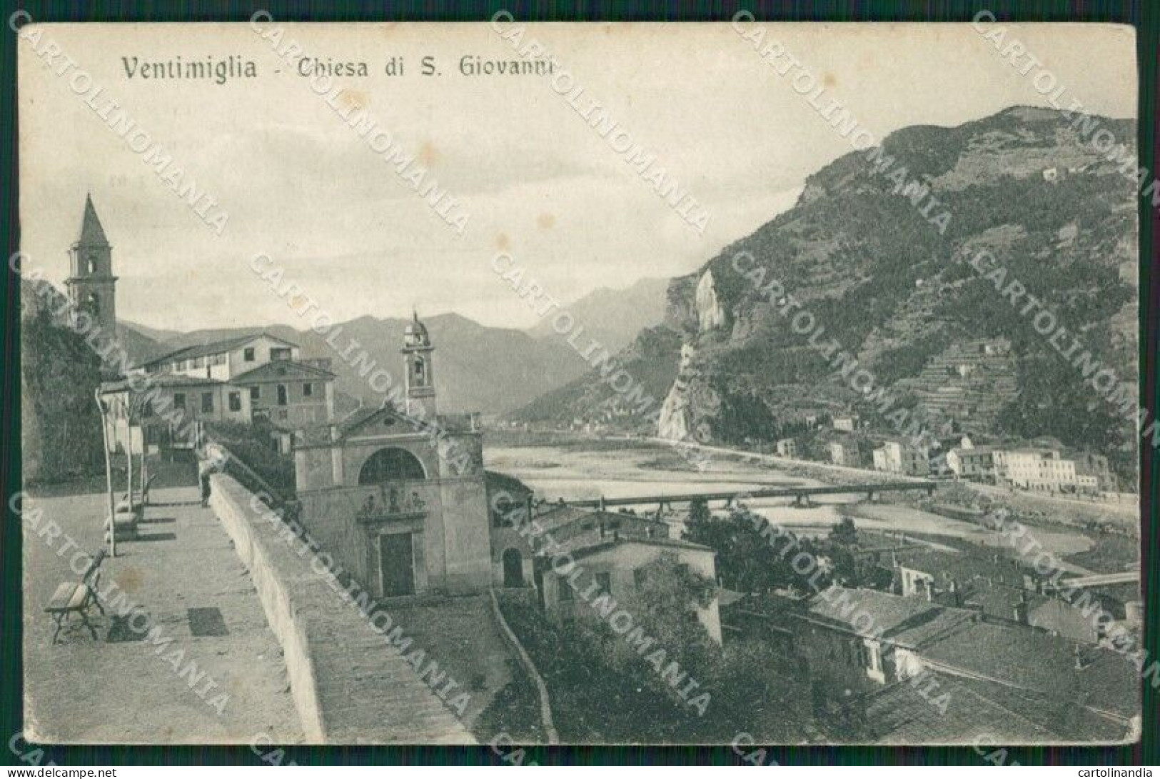 Imperia Ventimiglia PIEGA Cartolina KV5452 - Imperia