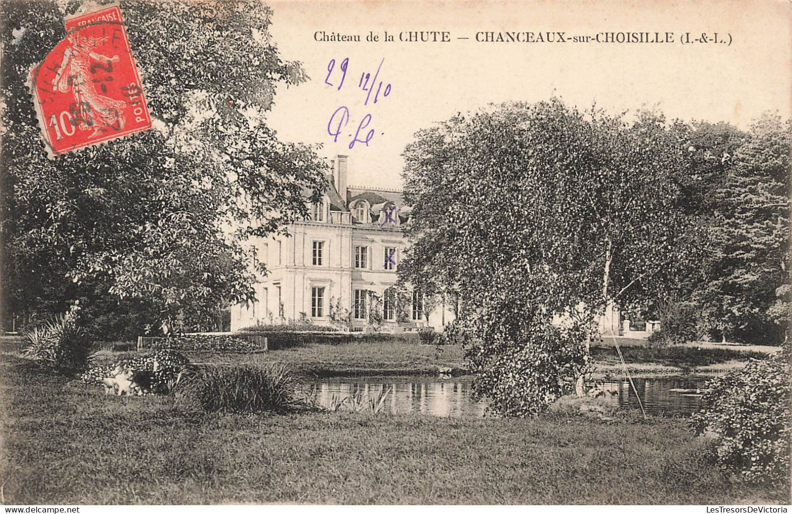 FRANCE - Château De La Chute - Chanceaux Sur Choisille ( I & L) - Vue Générale - Carte Postale Ancienne - Tours