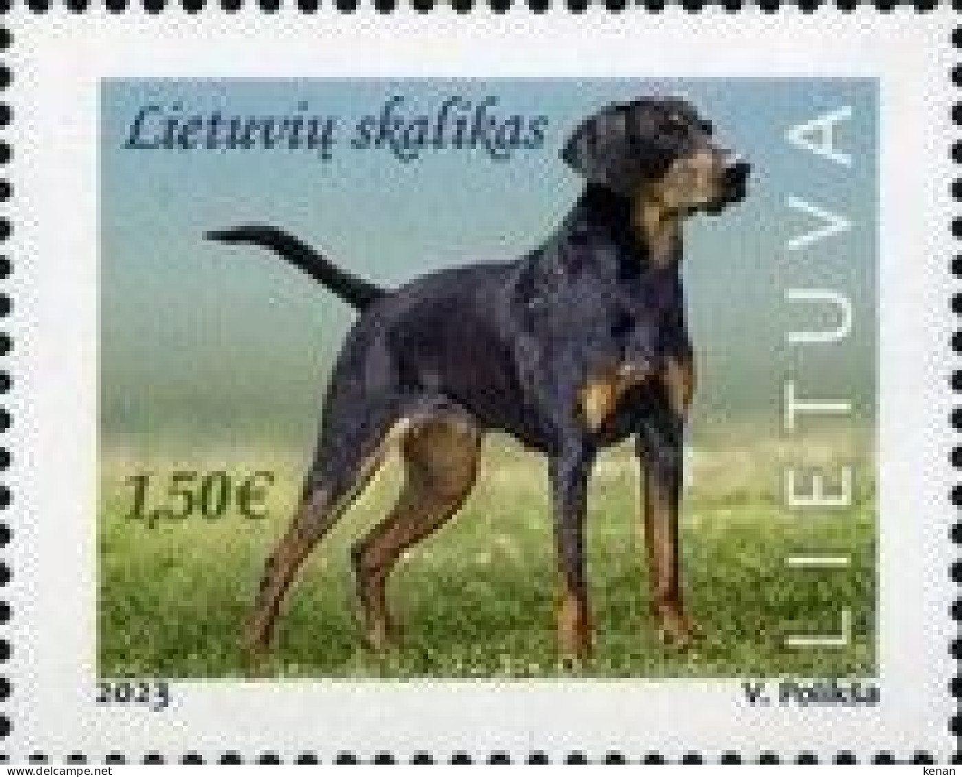 Lithuania, 2023, Fauna - The Lithuanian Hound (MNH) - Lithuania