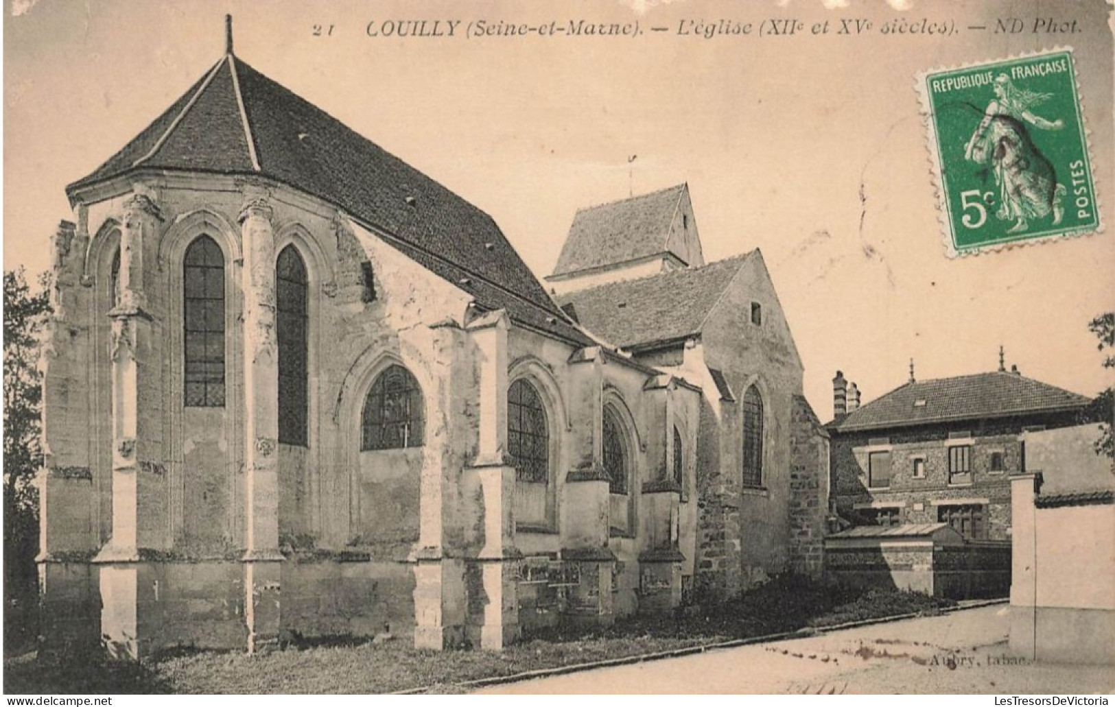 FRANCE - Souilly (Seine Et Marne) - L'église (XIIe Et XVe Siècles) - N D Phot - Vue Générale - Carte Postale Ancienne - Claye Souilly