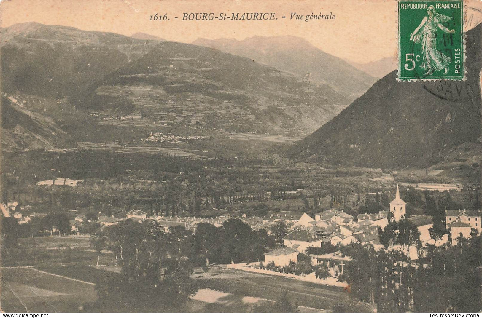 FRANCE - Bourg St Maurice - Vue Générale - Vue Sur Une Partie De La Ville - Carte Postale Ancienne - Bourg Saint Maurice