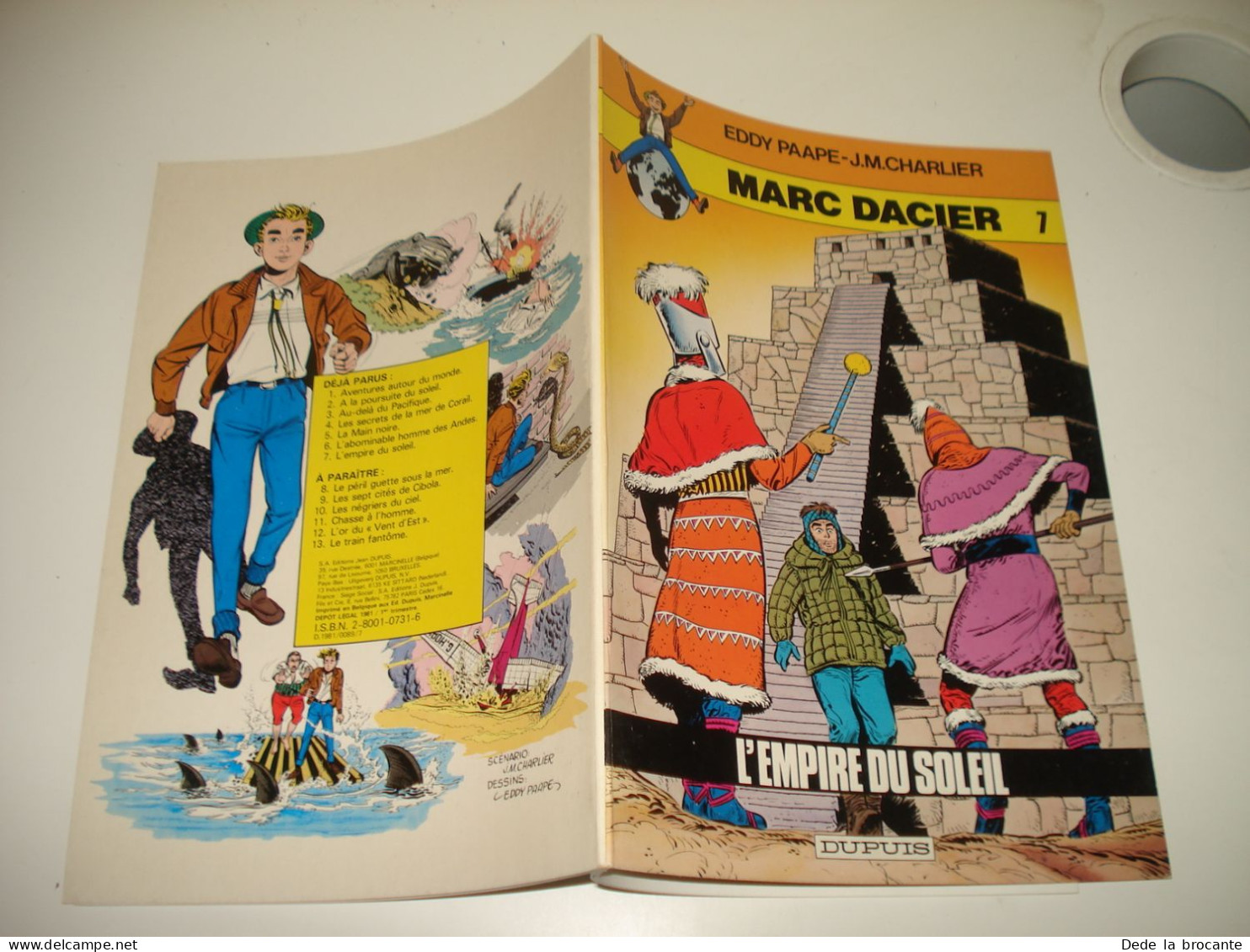 C54 / Marc Dacier  7 " L'empire Du Soleil " 2em Série 1981 Superbe état - Autres & Non Classés